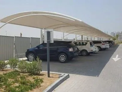 مواقف مظلات سيارات حي الحمراء الرياض