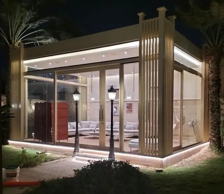 تركيب مجالس زجاجية فخمة بالرياض