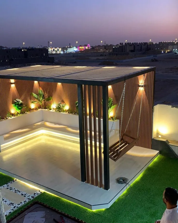 برجولات وتنسيق حدائق الرياض