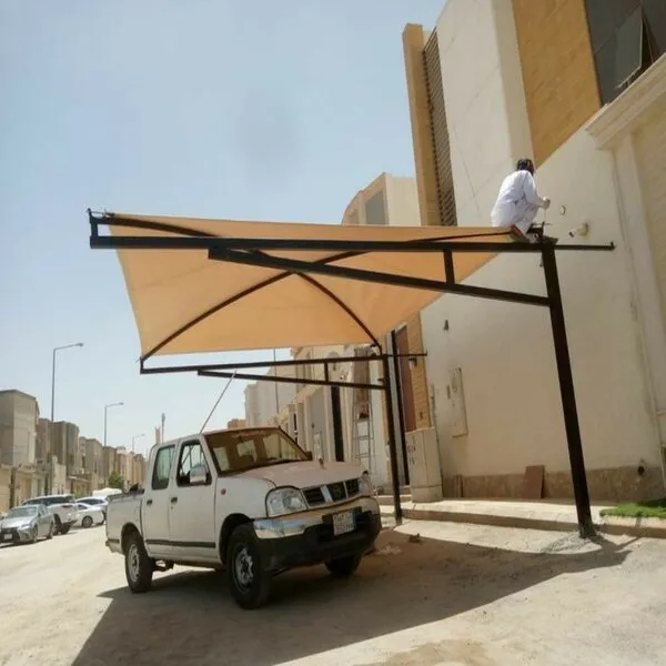 مظلات مواقف سيارات  تركيب في الخرج