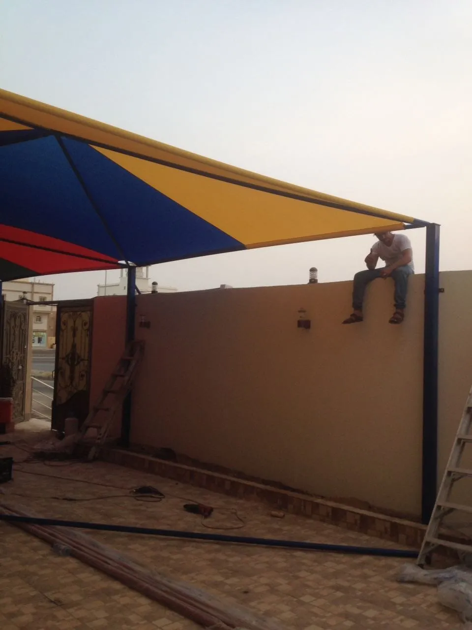 مظلات وسواتر حي الصحافة الرياض