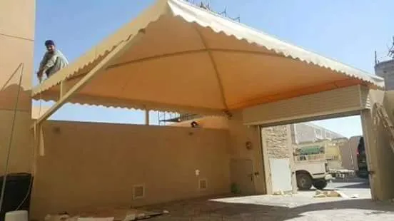 تركيب مظلات في حي لبن  الرياض