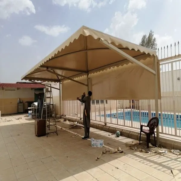 تركيب مظلات بولي ايثلين