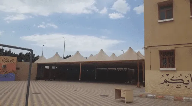 تركيب مظلات المدارس بجميع انواعها بالرياض