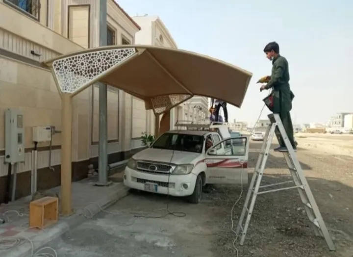 مظلات حي حطين الرياض