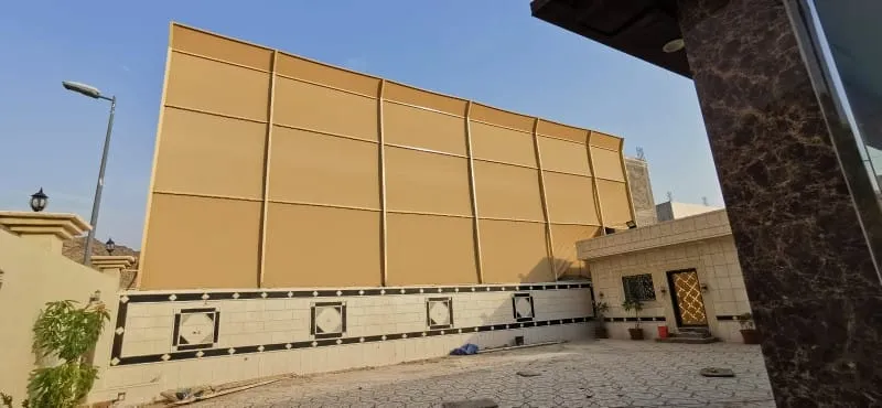 تركيب ساتر على الجدار &أنواع سواتر الحوش 