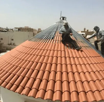 تركيب قرميد أسطح الفلل بأفضل الأنواع والأسعار