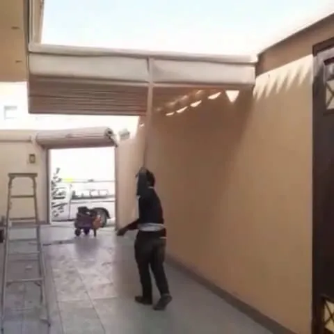 مظلات متحركة يدويا | تركيب مظلات متحركة بأرخص الأسعار