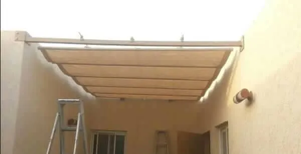 مظلات متحركة يدويا | تركيب مظلات متحركة بأرخص الأسعار