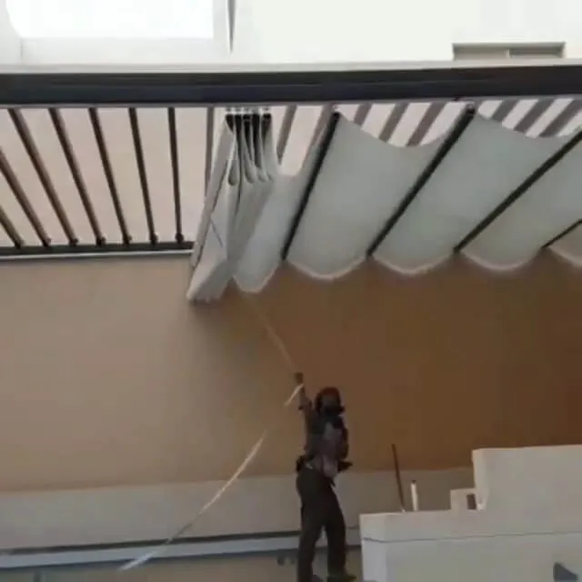 مظلات متحركة يدويا | تركيب مظلات متحركة بأرخص الأسعار