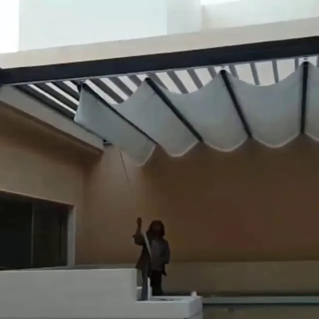 مظلات متحركة يدويا | تركيب مظلات متحركة بأرخص الأسعار