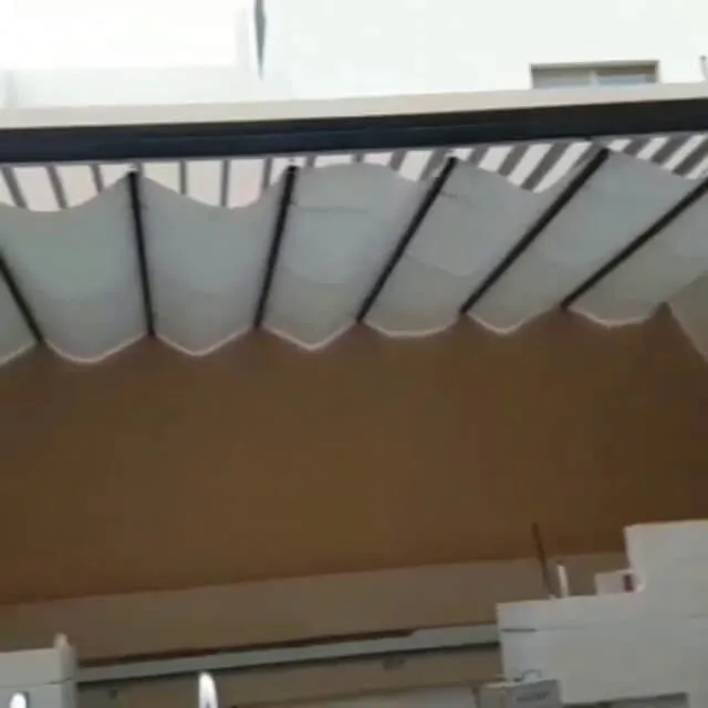 مظلات متحركة يدويا | تركيب مظلات متحركة بأرخص الأسعار