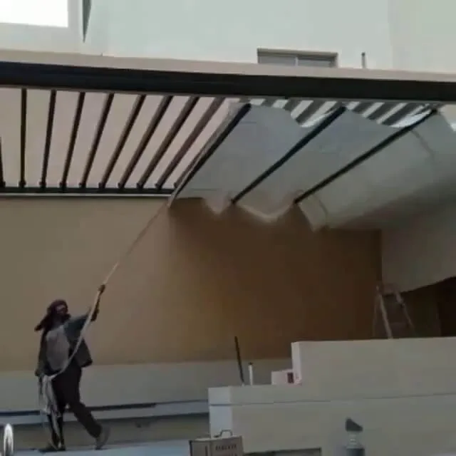 مظلات متحركة يدويا | تركيب مظلات متحركة بأرخص الأسعار