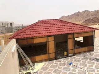 تركيب قرميد أسطح , قرميد حجري , قرميد معدني 